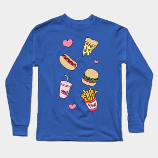 Fast Food Love Long Sleeve T-Shirt